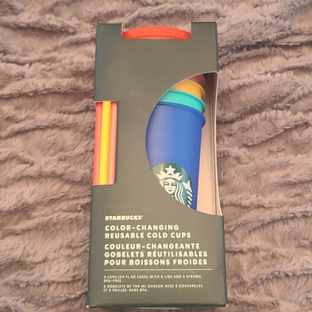 2020 Starbucks Pride Color Changing Cup Set